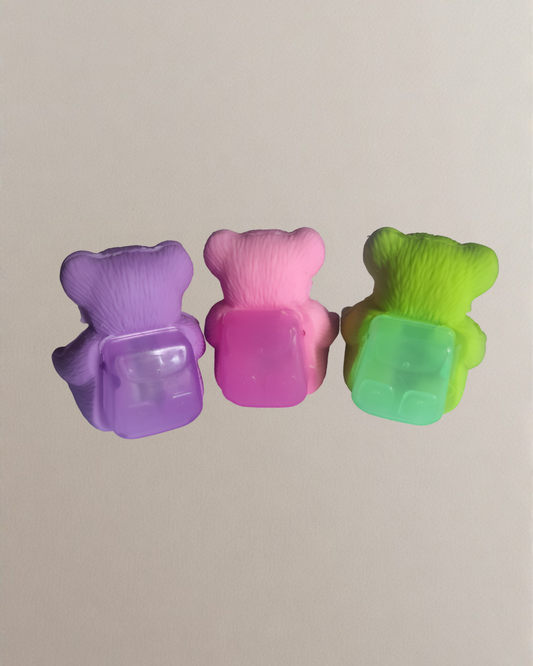 adorable teddy bear erasers with sharpeners for kids’ stationery