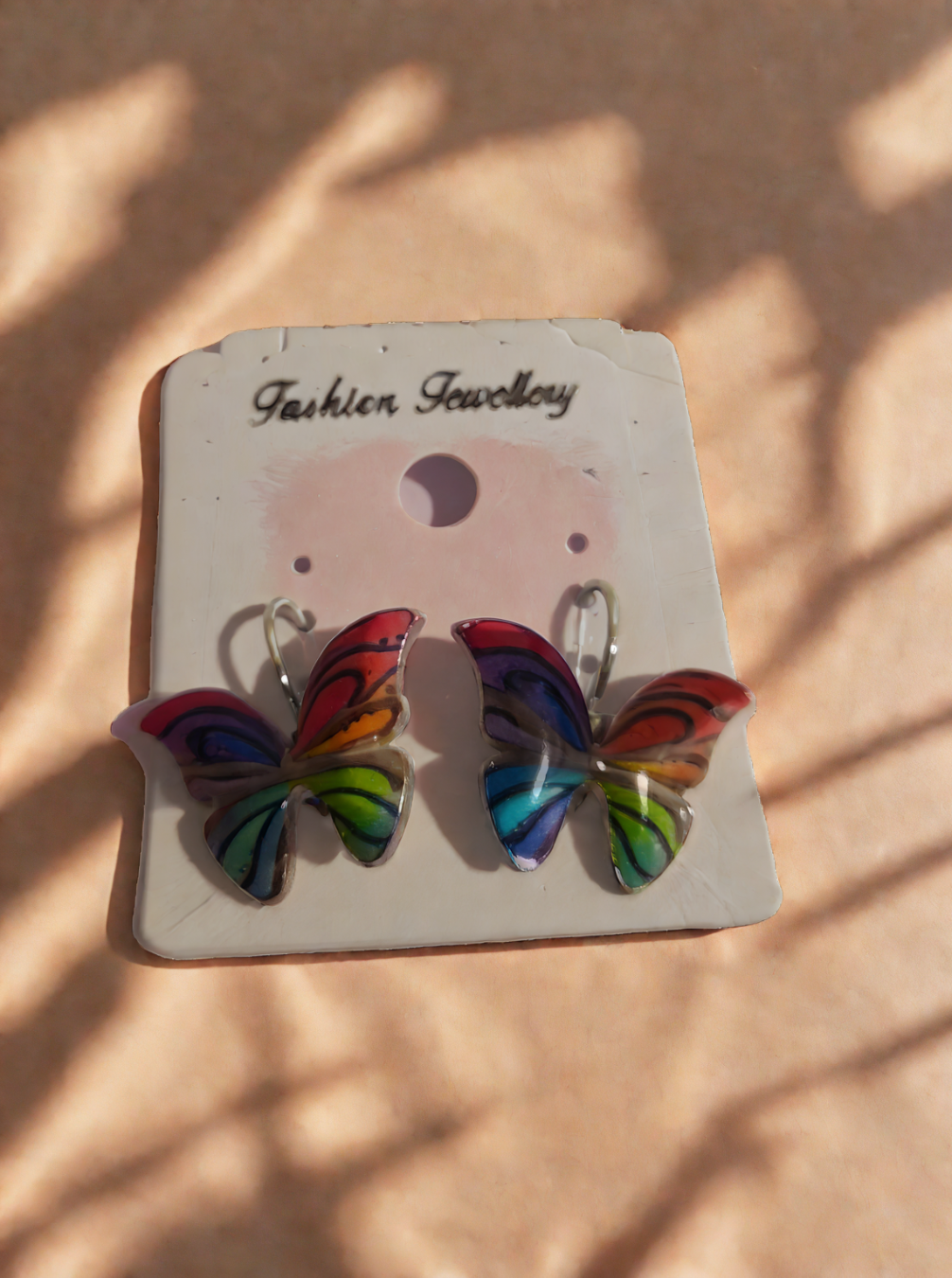 Elegant butterfly charm stud earrings – stylish and lightweight for girls and women, perfect for any outfit.