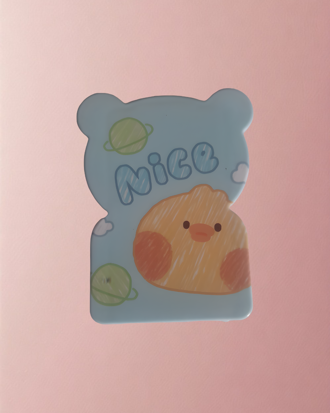 foldable mirror with comb kawaii compact travel mirror folding makeup mirror for girls india