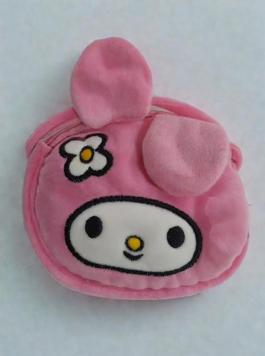 Lightweight kids character sling bag with cartoon design(mymelody) – perfect school and outing shoulder bag for girls, available online in India.