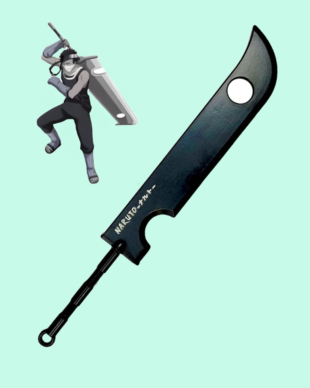 Naruto Shippuden Zabuza Mini Sword – The Executioner’s Blade Kubikiribōchō anime collectible cosplay prop and display accessory online in India