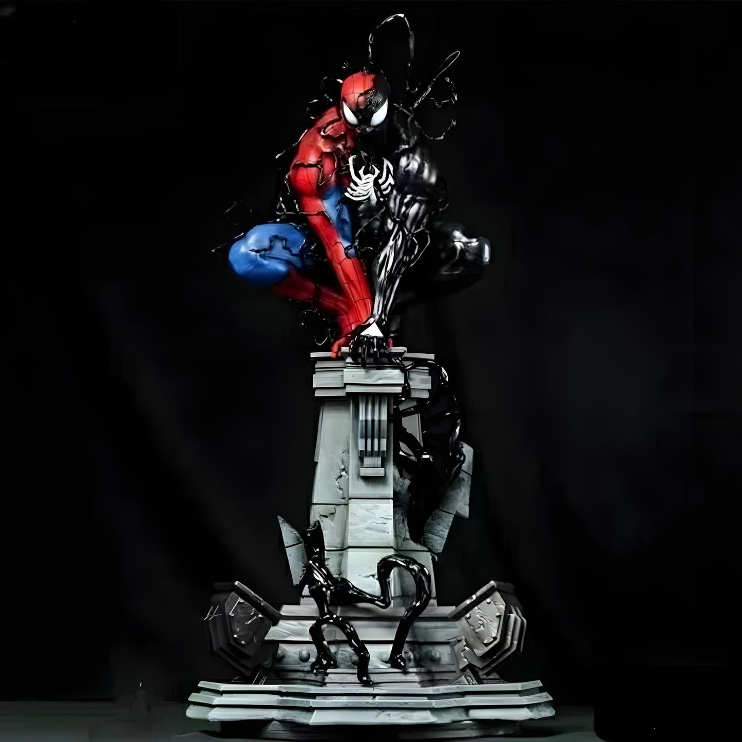 Marvel Symbiotic Spider-Man Action Figure in Venom suit collectible for Marvel fans, superhero toy online in India