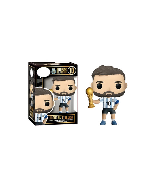 Lionel Messi Argentina National Team with World Cup Iconic Trophy POP Vinyl Action Figure – Football Collectible India