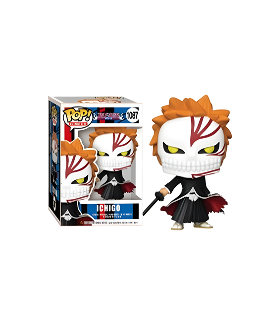Hollow Bleach Kurosaki Ichigo POP Vinyl Action Figure Zangetsu Sword Collectible