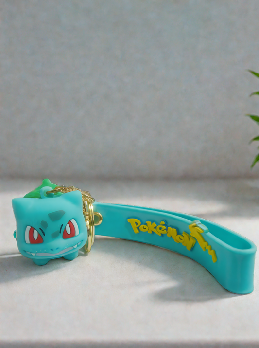 bulbasaur keychain 3d pokemon anime merch cute pokemon accessory bulbasaur fans india