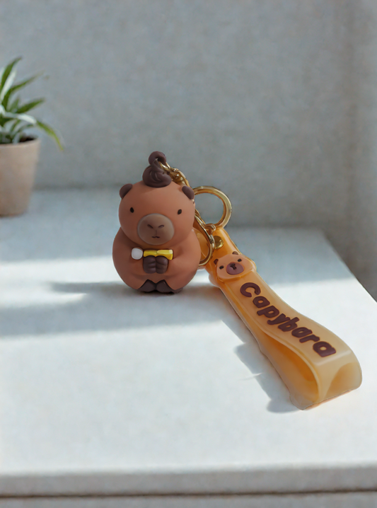 capybara 3d keychain kawaii cute animal accessory gift keyring for girls india