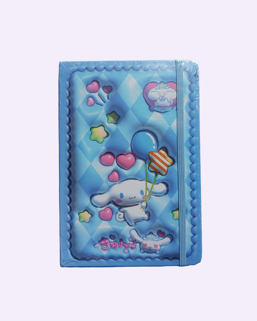 Cute Sanrio character A5 diary with elastic strap – Cinnamoroll design