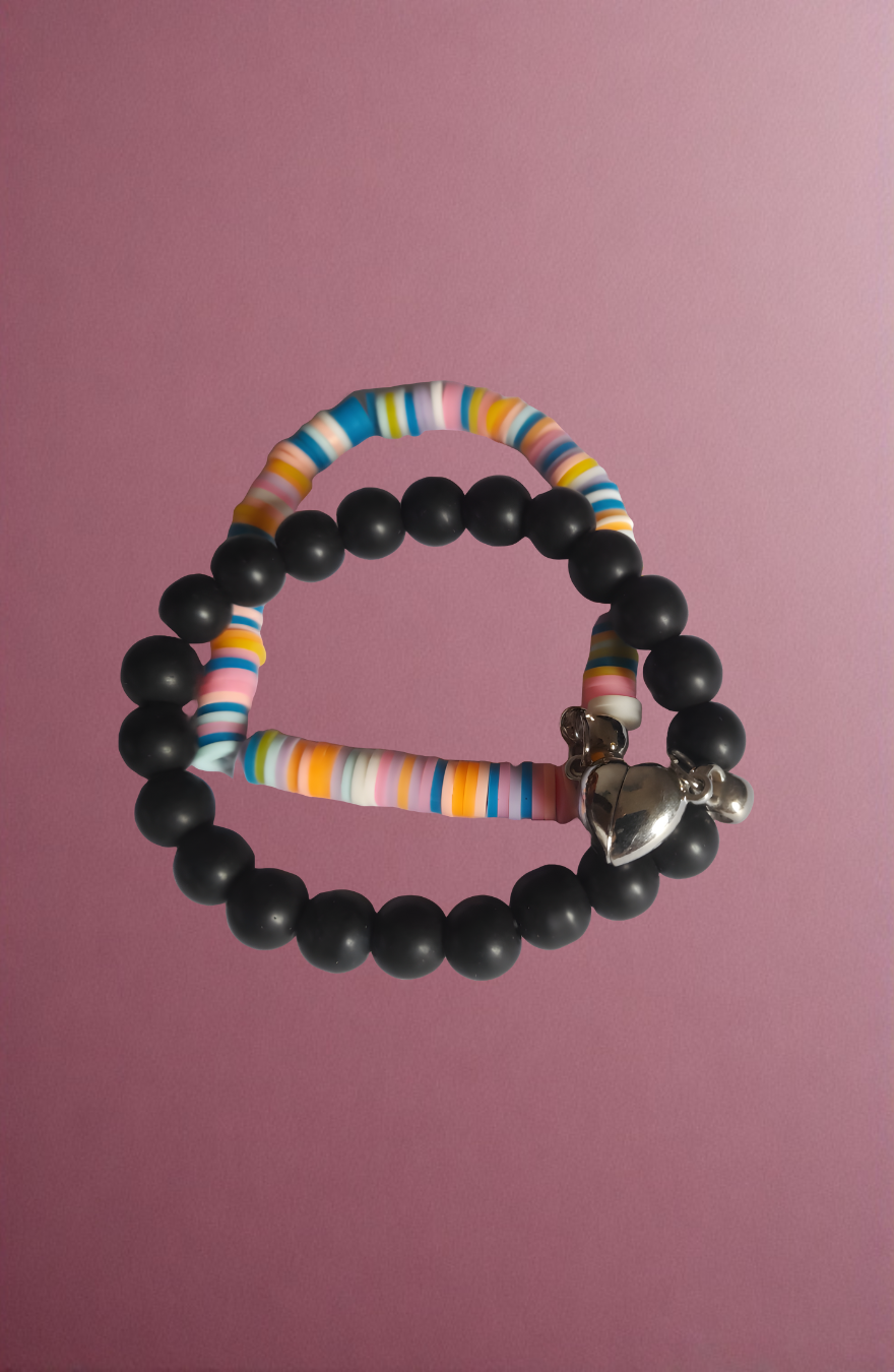 matching cute couple bracelets mix design cute couple accessories for him and her affordable bracelet online India