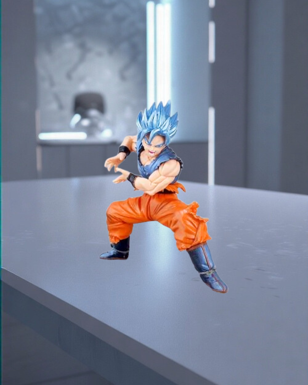 Dragon Ball Z Son Goku Super Saiyan Blue Kamehameha Pose Action Figure – DBZ Action figure under ₹500 for anime fans in India