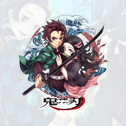 Demon Slayer Nezuko and Tanjiro acrylic stand anime collectible