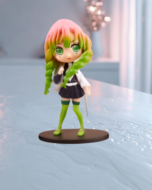 Mitsuri Kanroji Mini Action Figure – Demon Slayer Collectible Figurine for Anime Fans in India