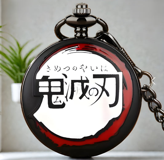 Demon Slayer Pocket Watch – Antique Anime Collectible for Kimetsu no Yaiba Fans Online in India