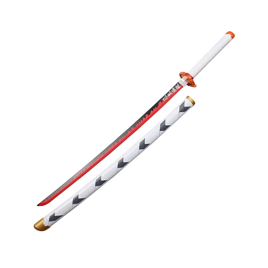 Demon Slayer Kyojuro Rengoku Nichirin Sword – 104cm cosplay katana replica, anime collectibles online in India