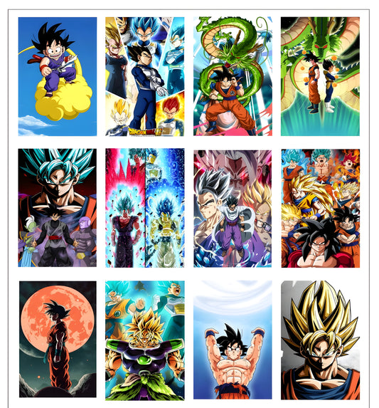 Dragon Ball Z Poster – Goku Super Saiyan Anime Wall Art for Room & Office Décor, Collectors & DBZ Fans Online in India
