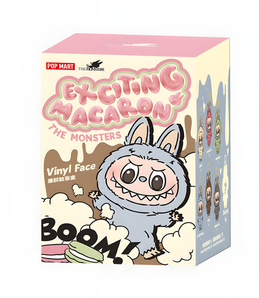Labubu The Monsters Exciting Macaron Series Blind Box – collectible mystery doll in pastel kawaii design for girls and women