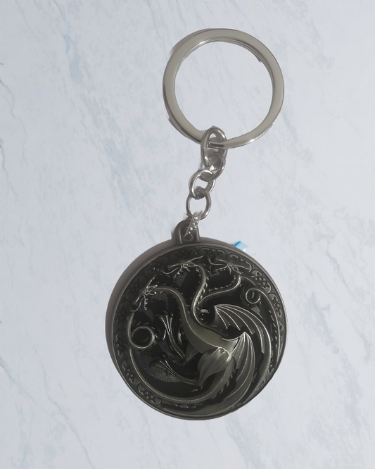 Game of Thrones Emblem Keychain –3D Metal Accessory for GoT Fans