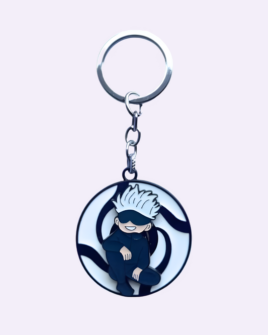 Jujutsu Kaisen Rotating Keychain featuring Gojo & Yuji for JJK Fans in India