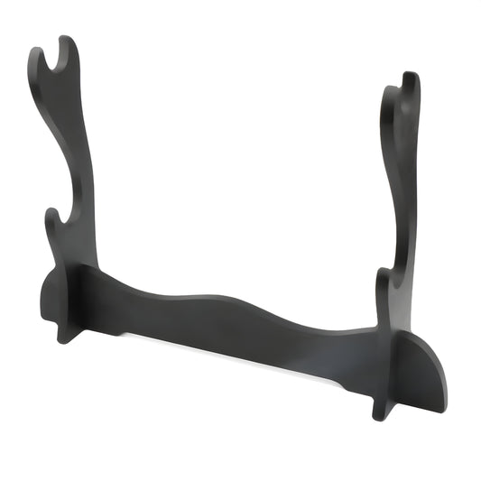 Premium Wooden Katana Stand for Two Swords – Anime Merch & Collectibles