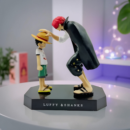 Luffy and Shanks Action Figure Iconic Scene – One Piece Collectible Toy under Rs. 1000  for Anime Fans in India