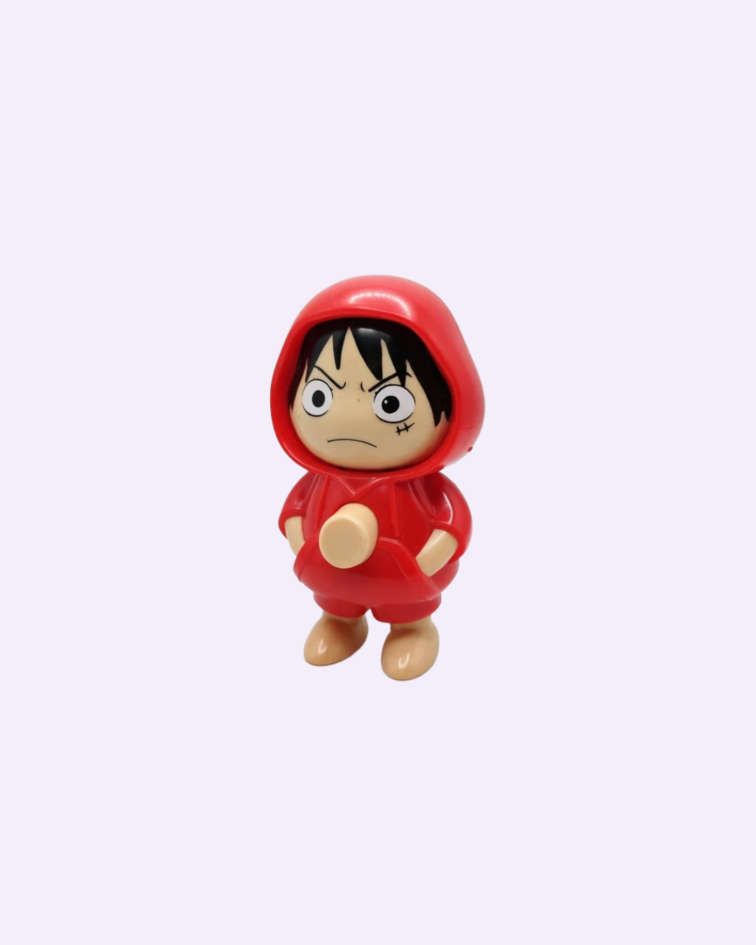 Mini anime face changing 3D keychain with 3 expressions for bags and keys.