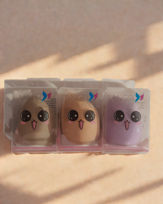 Soft makeup beauty blender set – pack of 3 colorful sponges for face makeup, ideal for girls and women
