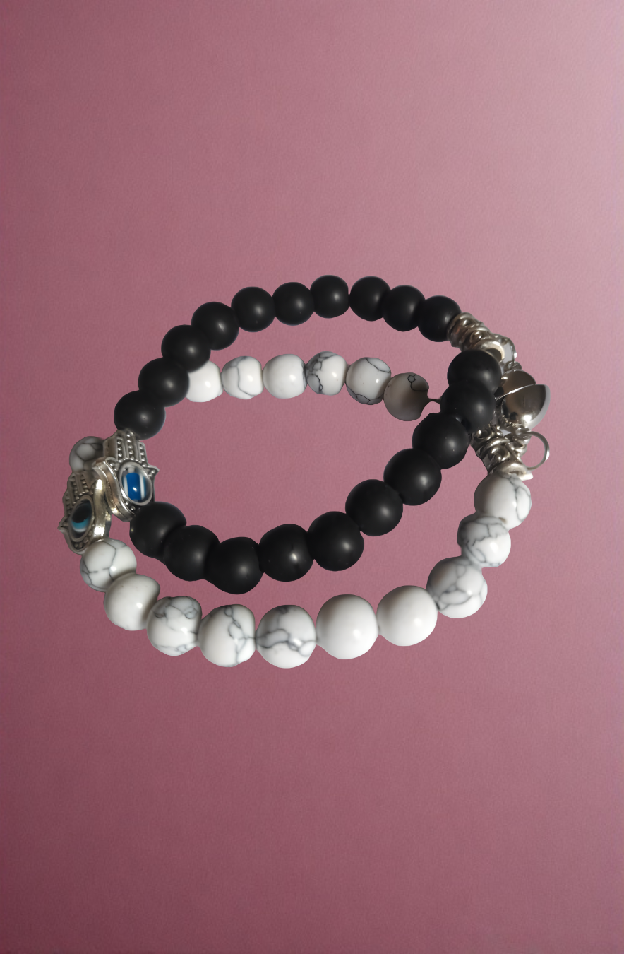 matching couples bracelets mix design cute couple accessories for him and her affordable bracelet online India
