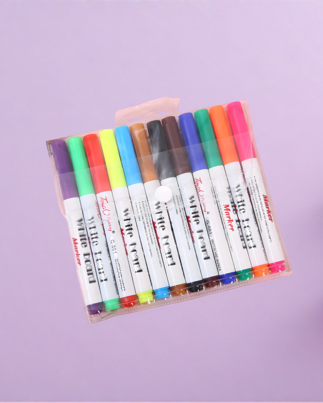 Whiteboard marker pen set of 12 with vibrant ink and easy erasability available online in India