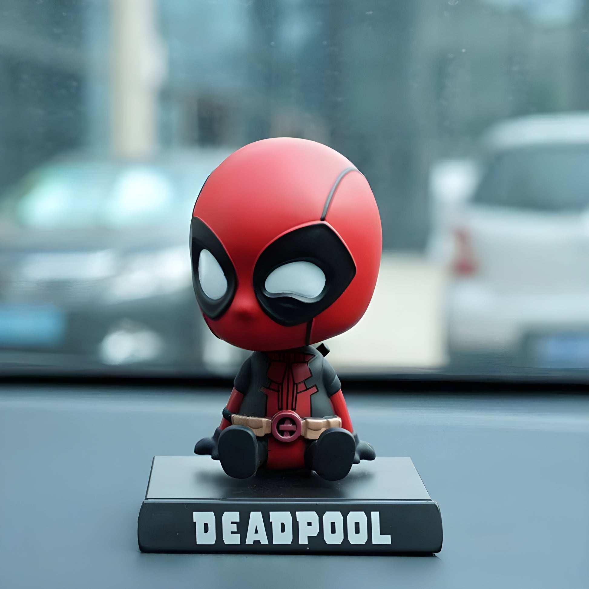 Deadpool Marvel Comics Bobblehead Action Figure with Phone Holder – Superhero Collectible for MCU Fans in India
