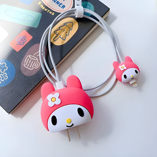 my melody charger cover 20w iphone usb-c silicone protective apple accessory cute sanrio india