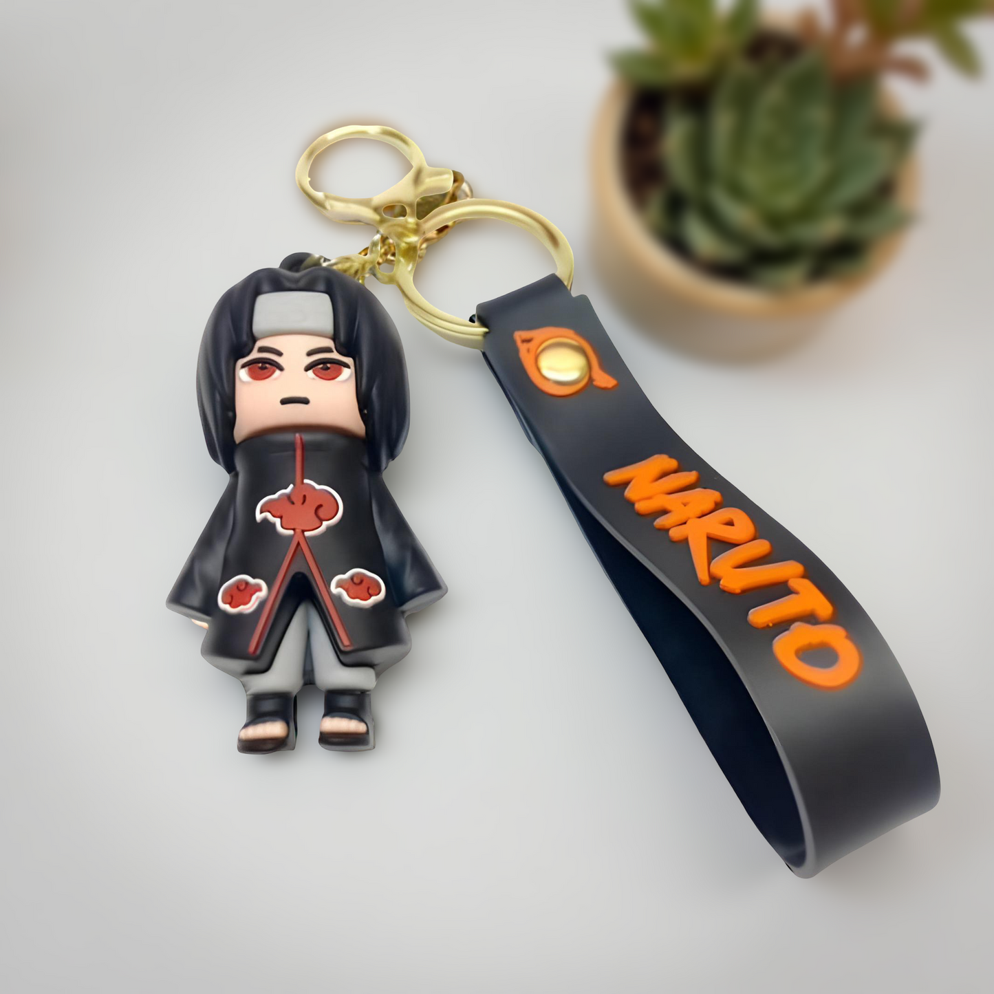 Itachi Uchiha 3D Keychain – Naruto Shippuden Anime Bag Charm & Keyring for Fans and Otaku Accessories Online in India