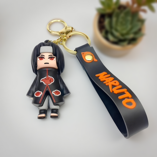 Itachi Uchiha 3D Keychain – Naruto Shippuden Anime Bag Charm & Keyring for Fans and Otaku Accessories Online in India