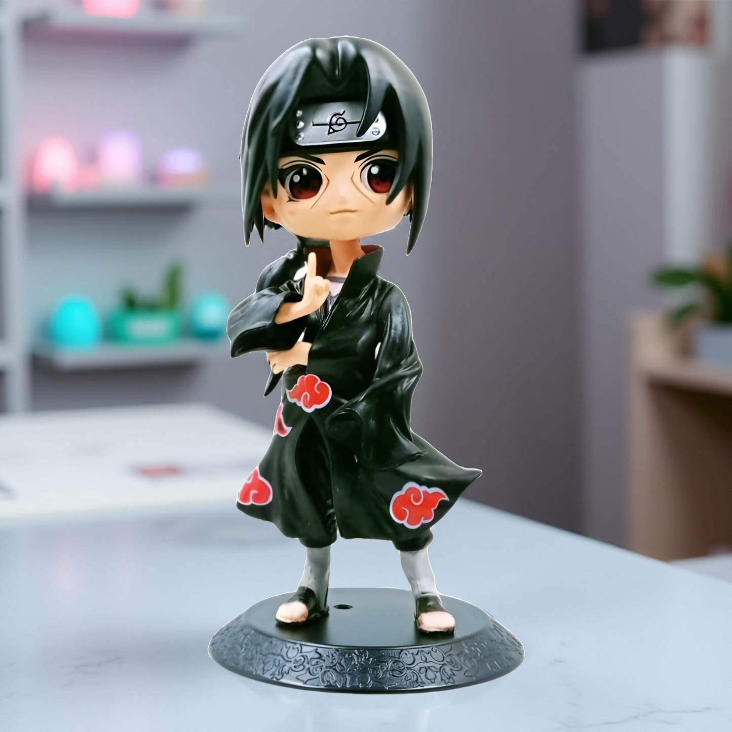 Naruto Shippuden Itachi Uchiha Q Posket Action Figure – premium anime collectible in chibi style