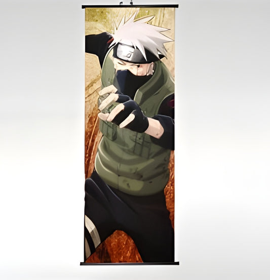 Kakashi Hatake Naruto Shippuden wall scroll poster anime room décor for Naruto anime fans in India