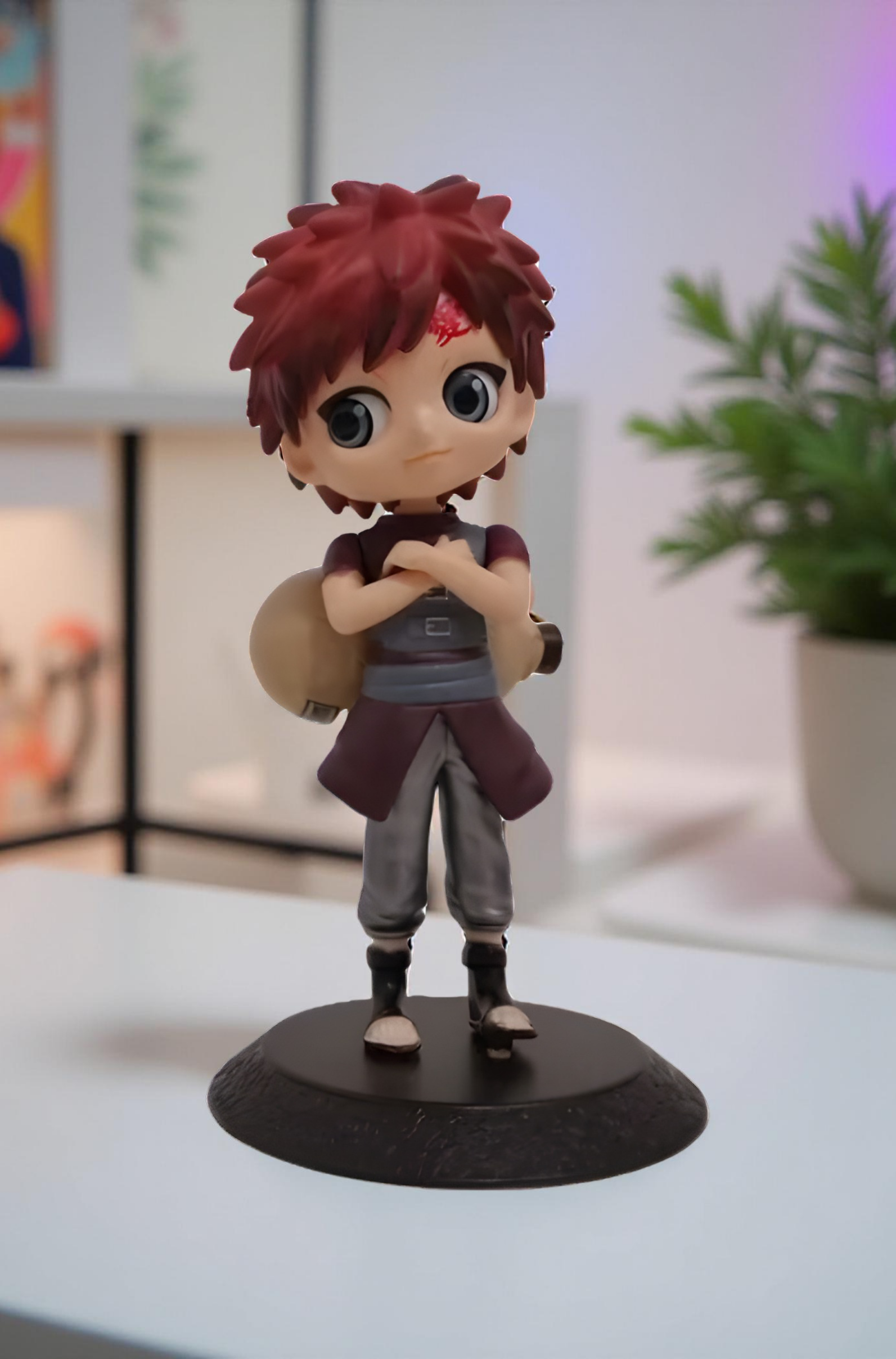 Naruto Shippuden Gaara Q Posket Action Figure – chibi anime collectible (15cm)