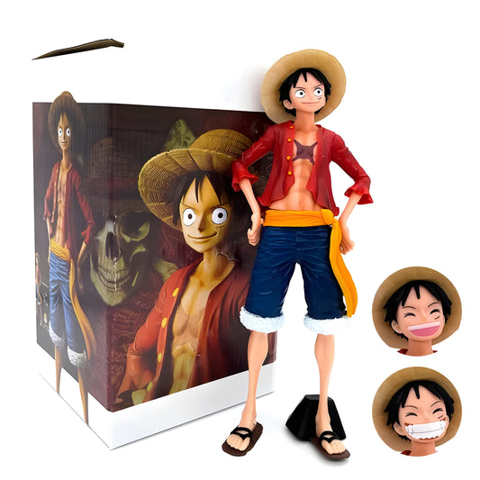 Monkey D. Luffy Multi-Face Action Figure – One Piece Anime Collectible Toy under Rs. 1000 for Anime Fans in India
