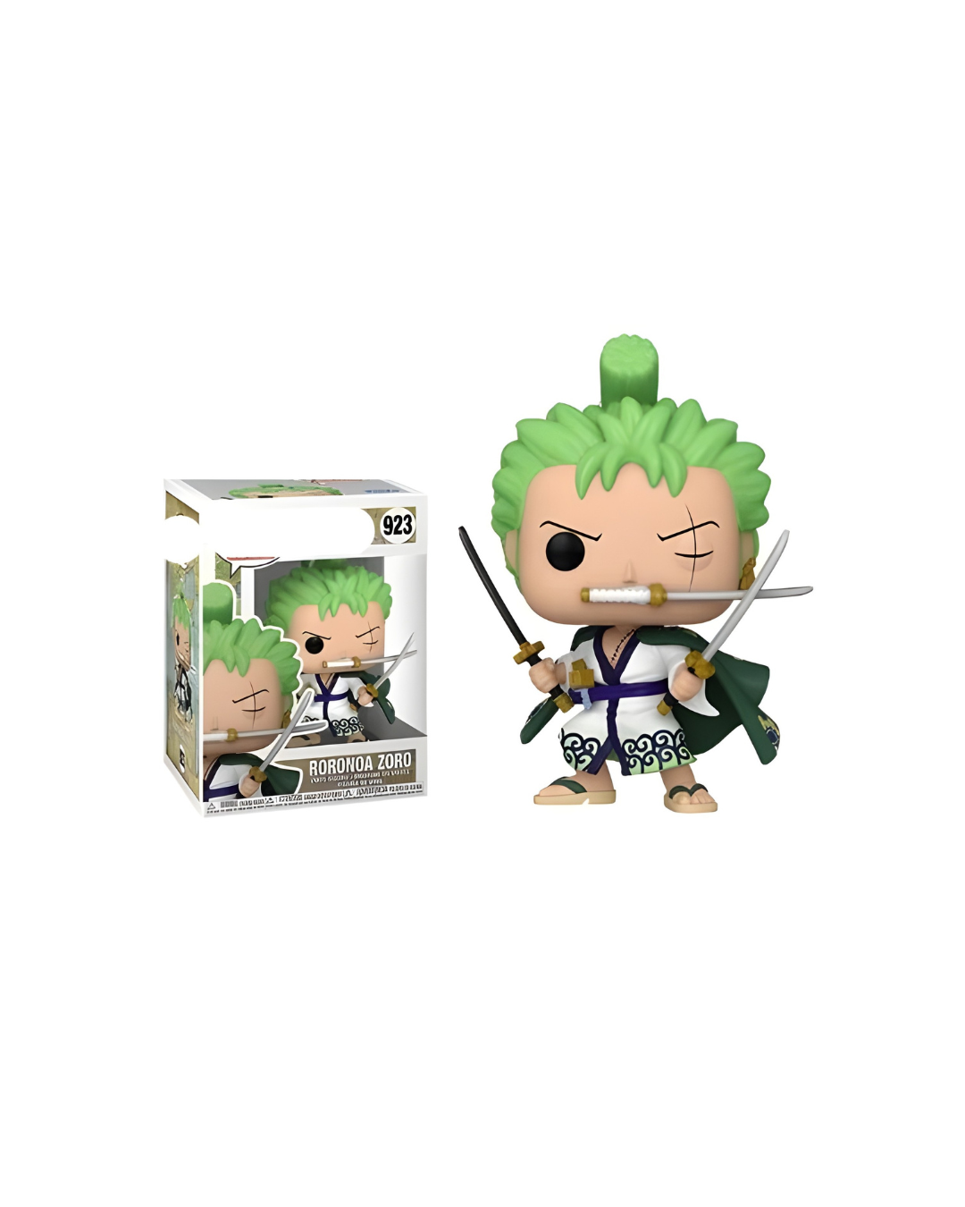 Roronoa Zoro with Three Swords One Piece Funko POP Anime Action Figure Collectible Toy