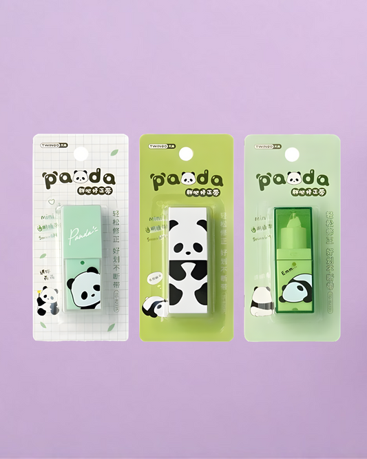 Kawaii panda correction tape cute stationery for students and office for Kawaii Fans in India