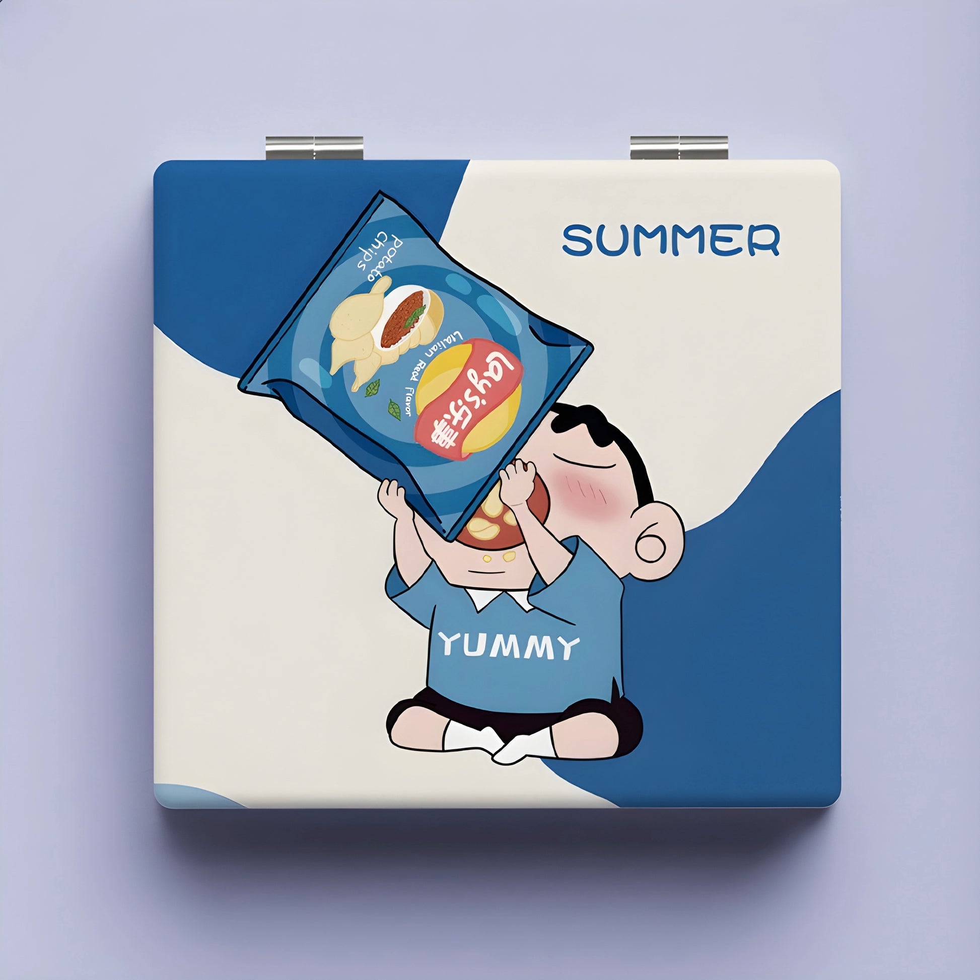 portable Shinchan pocket mirror for kawaii fans in India