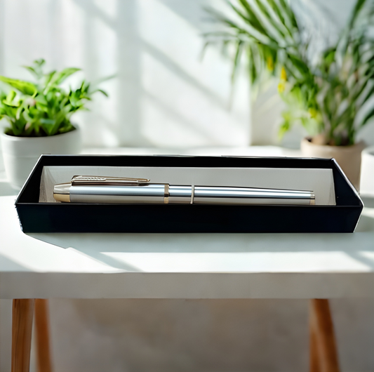Stylish Silver & Gold Gifting Pen for Teachers Day, Corporate & Office Use