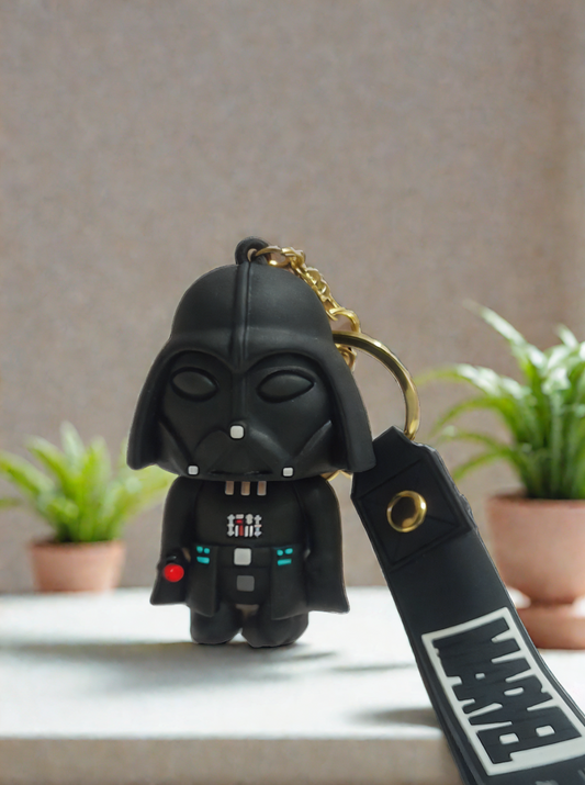darth vader keychain 3d star wars movies collectible keyring sci-fi merch for fans india