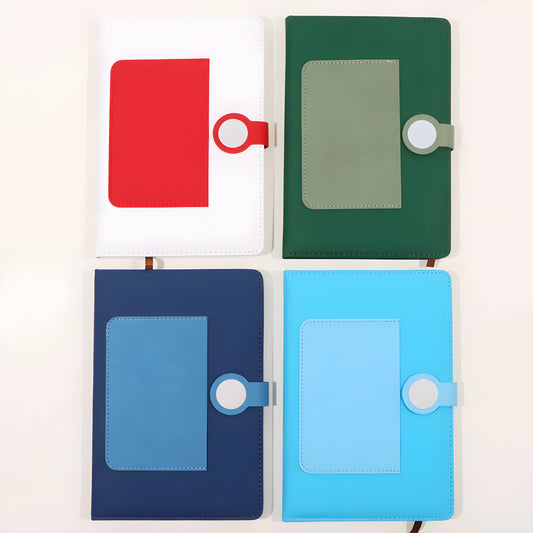 Trending PU Leather Strap Lock Diary – Premium Quality Classic Notebook with Leather Strap Design